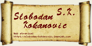 Slobodan Kokanović vizit kartica